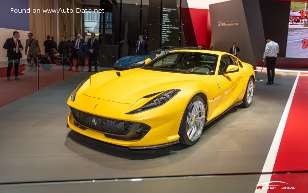 Vollständige Spezifikationen und technische Details 2017 Ferrari 812 Superfast 6.5 V12 (800 Hp) DCT