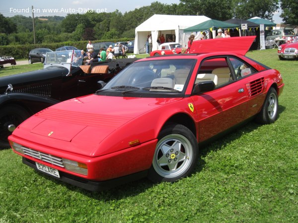 Full specifications and technical details 1989 Ferrari Mondial 3.4 i V8 32V (300 Hp)