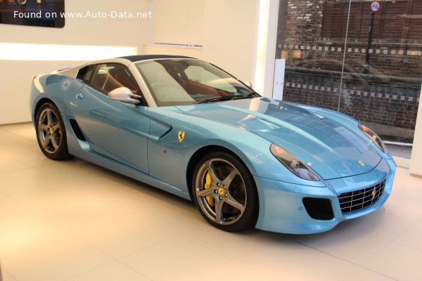 Full specifications and technical details 2010 Ferrari SA Aperta 6.0 V12 (670 Hp) F1