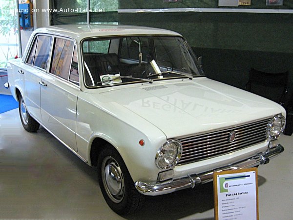 المواصفات والتفاصيل التقنية الكاملة 1968 Fiat 124 1400 Special (70 Hp)