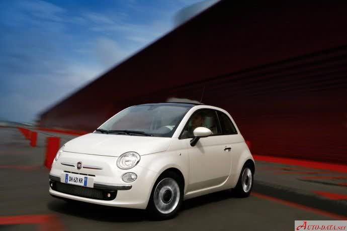 Full specifications and technical details 2010 Fiat 500 (312) 1.2 8V (69 Hp)