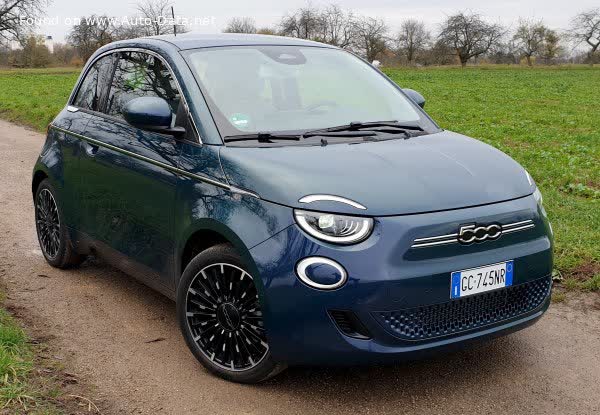 Full specifications and technical details 2020 Fiat 500e (332) 23.8 kWh (95 Hp)