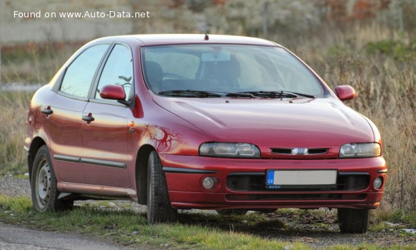 المواصفات والتفاصيل التقنية الكاملة 1998 Fiat Brava (182) 1.9 JTD 105 (105 Hp)