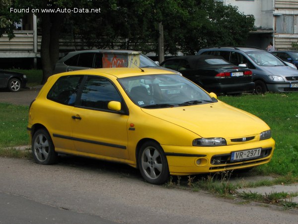 Full specifications and technical details 1996 Fiat Bravo (182) 1.9 TD 100 S (100 Hp)