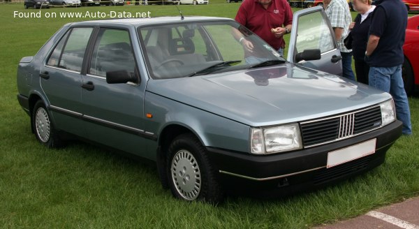 Full specifications and technical details 1985 Fiat Croma (154) 1600 (83 Hp)