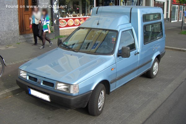 Full specifications and technical details 1982 Fiat Fiorino (147) 1.3 Diesel (45 Hp)