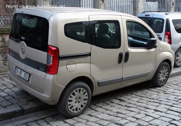 Full specifications and technical details 2008 Fiat Fiorino Qubo 1.3 JTD Multijet 16V (75 Hp)