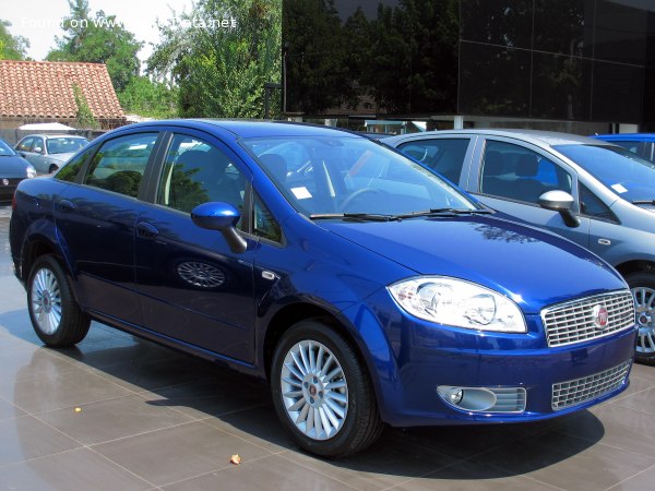 Full specifications and technical details 2007 Fiat Linea 1.3 16V Multijet (90 Hp)