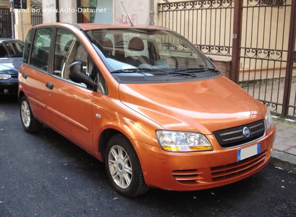 Full specifications and technical details 2006 Fiat Multipla (186, facelift 2004) 1.9 MultiJet (120 Hp) DPF