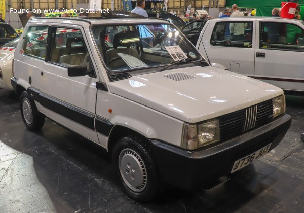 المواصفات والتفاصيل التقنية الكاملة 1990 Fiat Panda (ZAF 141, facelift 1986) 1000 ie CAT 4x4 (50 Hp)