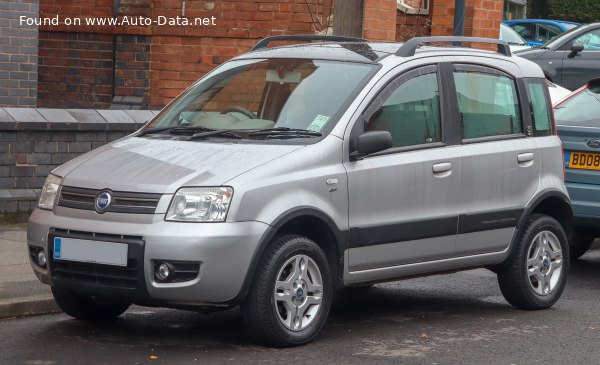 المواصفات والتفاصيل التقنية الكاملة 2004 Fiat Panda II 4x4 1.2 MPI 4x4 (60 Hp)