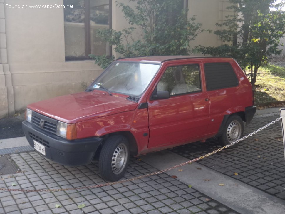 المواصفات والتفاصيل التقنية الكاملة 1986 Fiat Panda Van 750 (34 Hp)