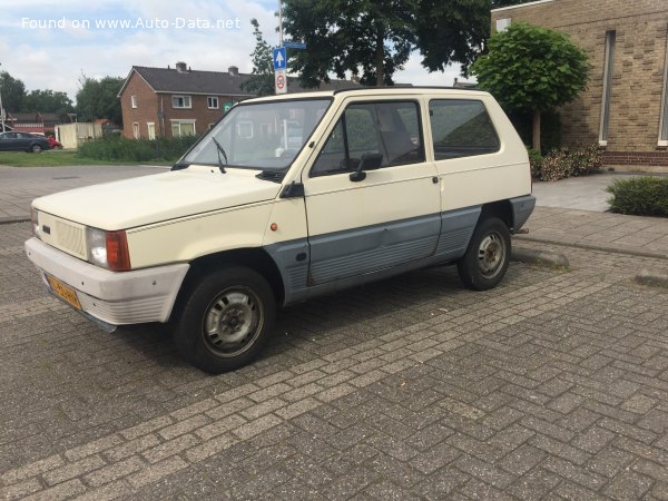 Full specifications and technical details 1981 Fiat Panda (ZAF 141) 750 (34 Hp)