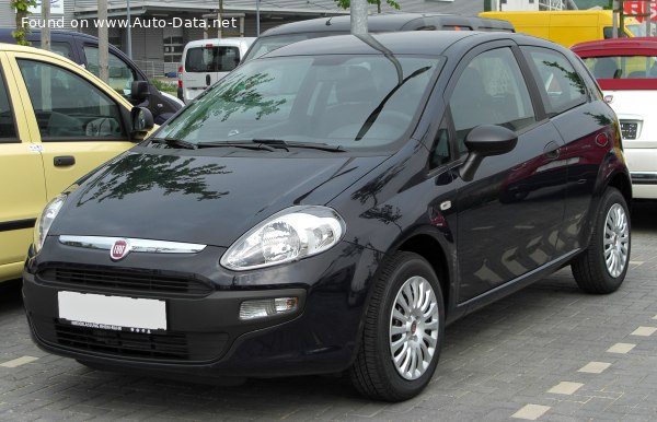 Full specifications and technical details 2009 Fiat Punto Evo (199) 1.4 8V (77 Hp)