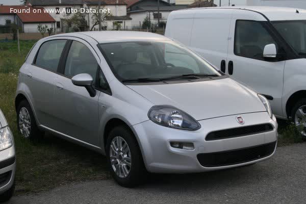 Vollständige Spezifikationen und technische Details 2012 Fiat Punto III (199) 1.3 Multijet (85 Hp) Start&Stop