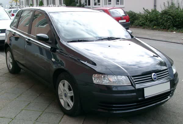 Full specifications and technical details 2002 Fiat Stilo (5-door) 1.2 16V (80 Hp)