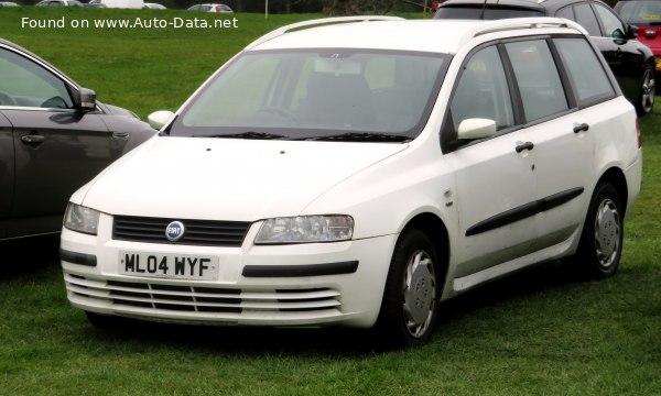 المواصفات والتفاصيل التقنية الكاملة 2003 Fiat Stilo Multi Wagon (facelift 2003) 1.6 i 16V (103 Hp)