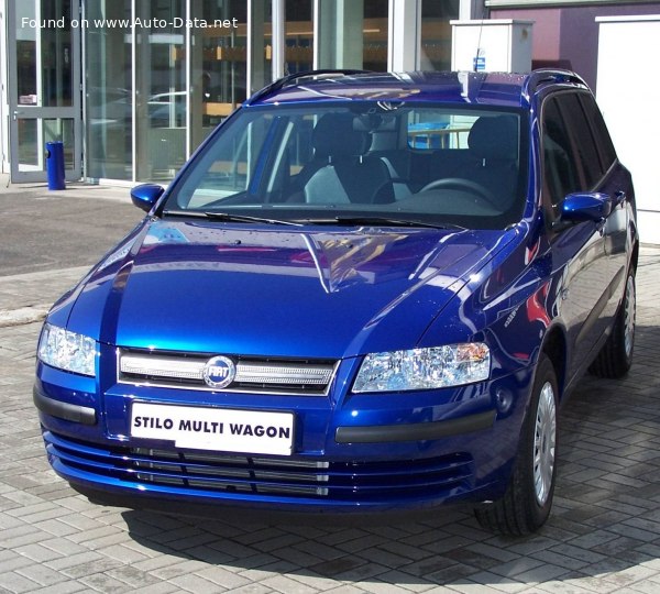 Full specifications and technical details 2006 Fiat Stilo Multi Wagon (facelift 2006) 1.9 Multijet 8V (120 Hp)