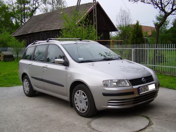 Vollständige Spezifikationen und technische Details 2002 Fiat Stilo Multi Wagon 1.9 JTD (115 Hp)
