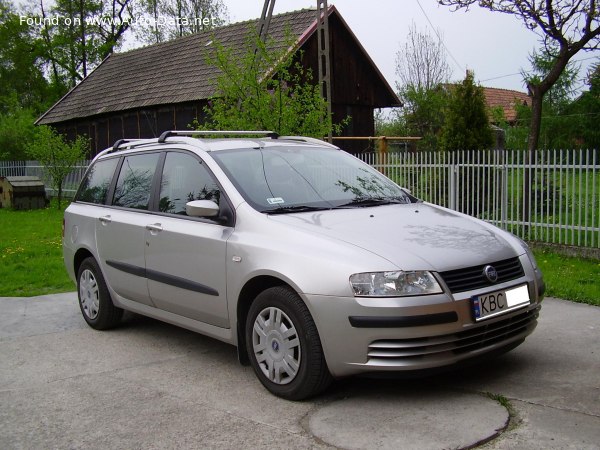 Full specifications and technical details 2002 Fiat Stilo Multi Wagon 1.9 JTD (80 Hp)