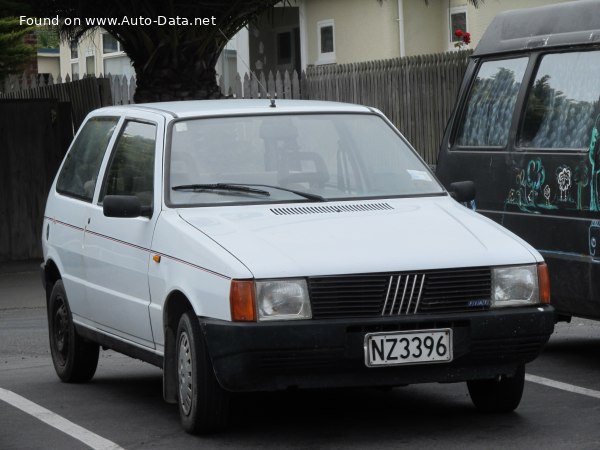 Full specifications and technical details 1989 Fiat UNO (146A) 1.7 D (58 Hp)