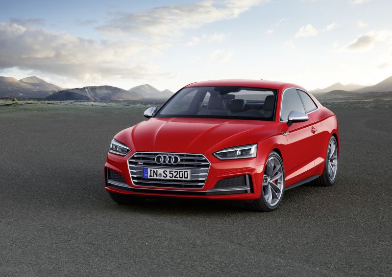 Full specifications and technical details 2016 Audi S5 Coupe (F5) 3.0 TFSI V6 (354 Hp) quattro Tiptronic