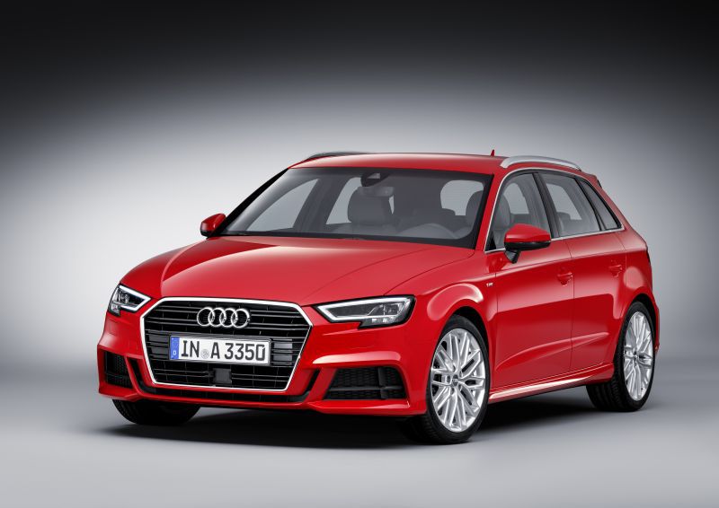 Full specifications and technical details 2018 Audi A3 Sportback (8V facelift 2016) 35 TFSI (150 Hp)