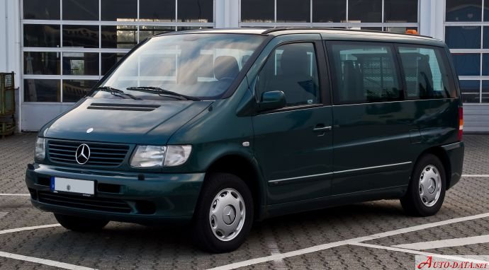 المواصفات والتفاصيل التقنية الكاملة 1999 Mercedes-Benz Vito (W638) V 230 (143 Hp)