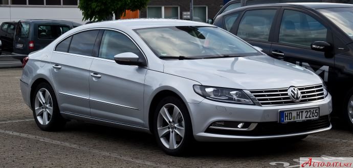 Full specifications and technical details 2015 Volkswagen CC I (facelift 2012) 2.0 TDI (150 Hp) DSG 5 Seat