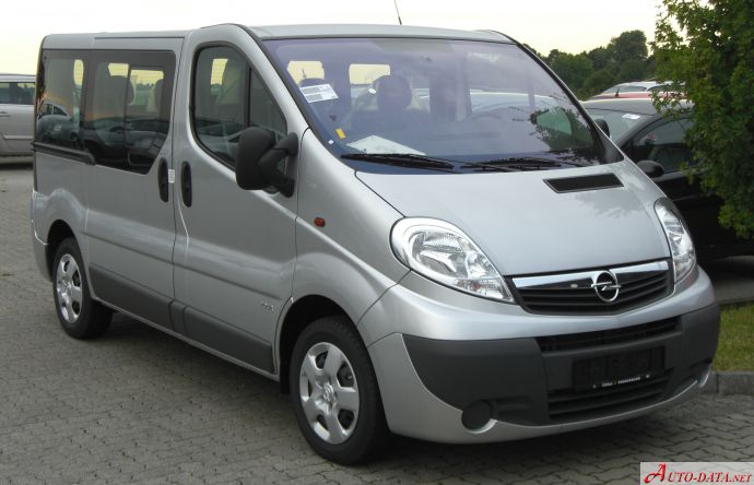 Full specifications and technical details 2002 Opel Vivaro A Tour 2.0 16V (120 Hp)