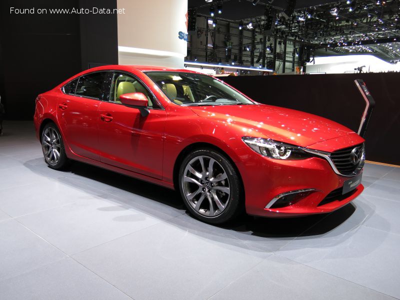 Full specifications and technical details 2015 Mazda 6 III Sedan (GJ, facelift 2015) 2.0 SKYACTIV-G (165 Hp)