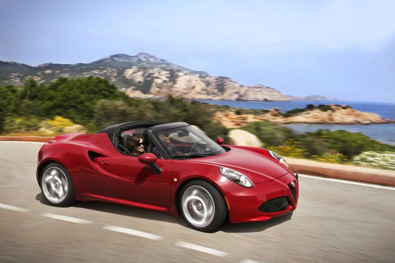 المواصفات والتفاصيل التقنية الكاملة 2015 Alfa Romeo 4C Spider 1.7 (240 Hp) TCT