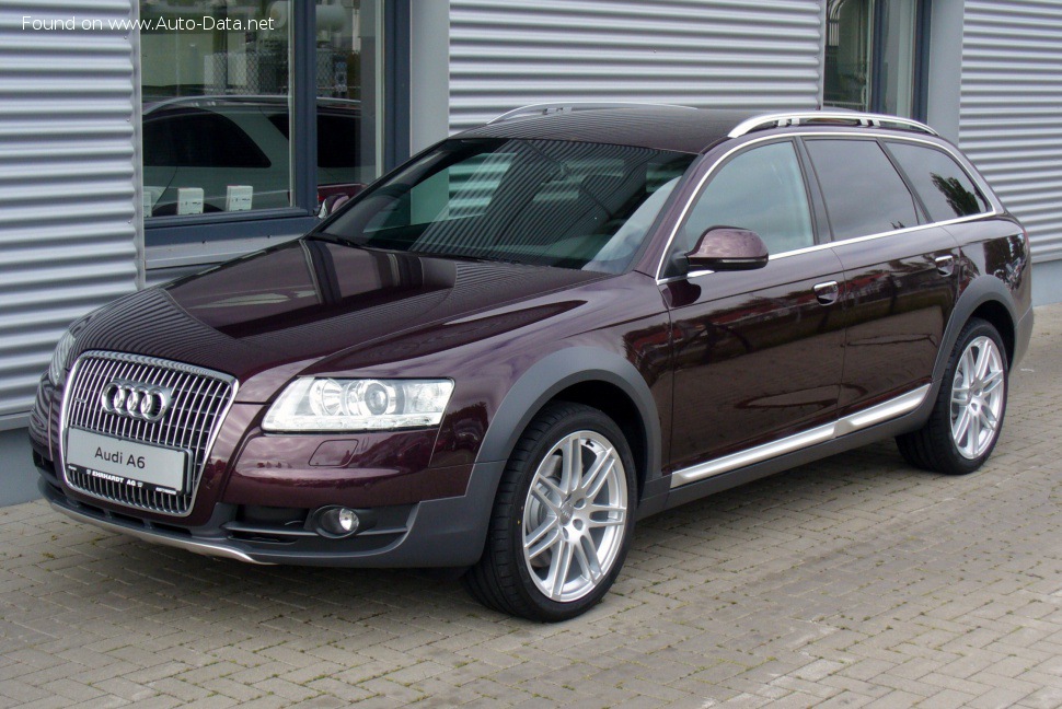 المواصفات والتفاصيل التقنية الكاملة 2006 Audi A6 Allroad quattro (4F,C6) 2.7 TDI V6 (180 Hp) quattro Tiptronic