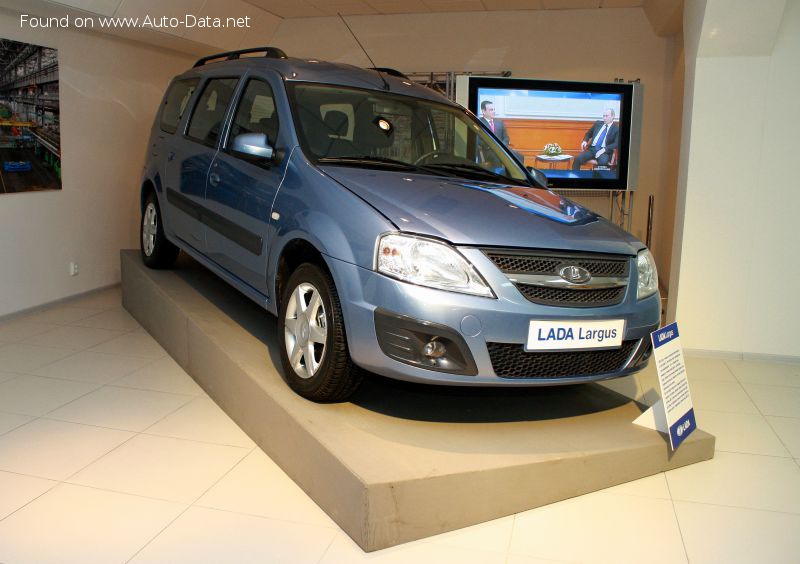 المواصفات والتفاصيل التقنية الكاملة 2012 Lada Largus Combi 1.6 (84 Hp)