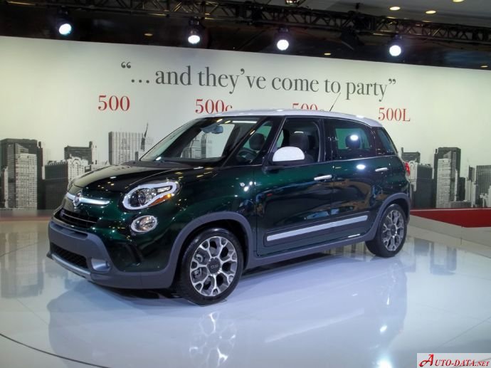 Full specifications and technical details 2013 Fiat 500L Trekking/Cross 1.4 T-Jet (120 Hp)