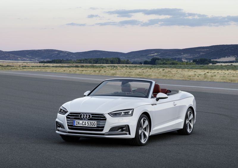 Full specifications and technical details 2017 Audi A5 Cabriolet (F5) 3.0 TDI (218 Hp) S tronic