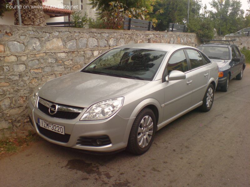 Full specifications and technical details 2005 Opel Vectra C CC (facelift 2005) 1.6i 16V (105 Hp)