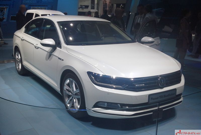 Full specifications and technical details 2014 Volkswagen Passat (B8) 2.0 TDI (190 Hp) DSG 4MOTION