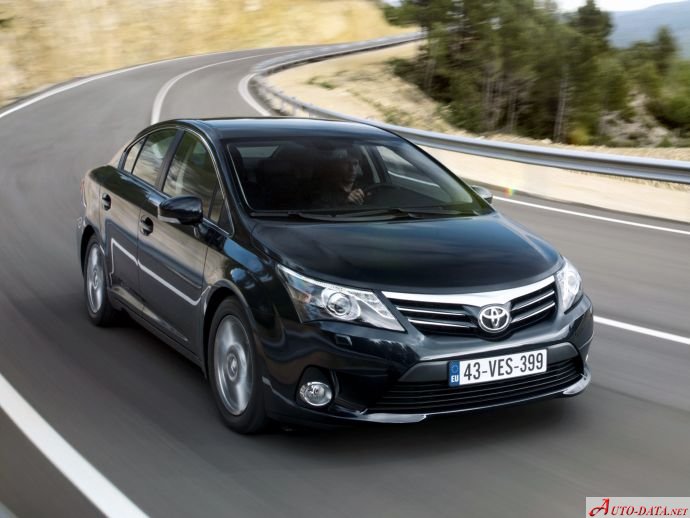 Full specifications and technical details 2012 Toyota Avensis III (facelift 2012) 2.0 D-4D (124 Hp)