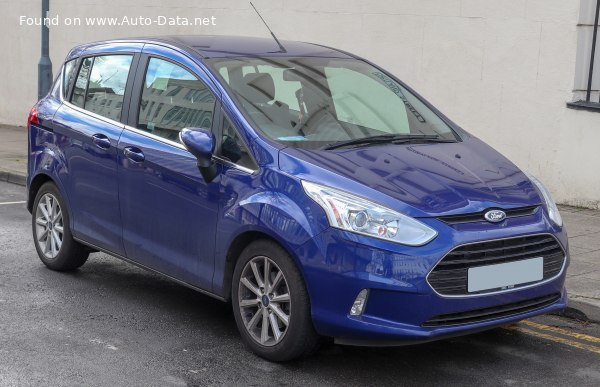 المواصفات والتفاصيل التقنية الكاملة 2012 Ford B-MAX 1.6 Duratec (105 Hp) Powershift