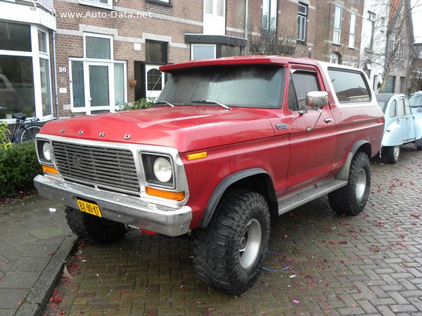 المواصفات والتفاصيل التقنية الكاملة 1978 Ford Bronco II 6.6 V8 (158 Hp) AWD