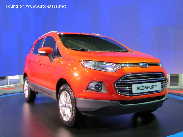 Full specifications and technical details 2016 Ford EcoSport II 1.0 EcoBoost (140 Hp)