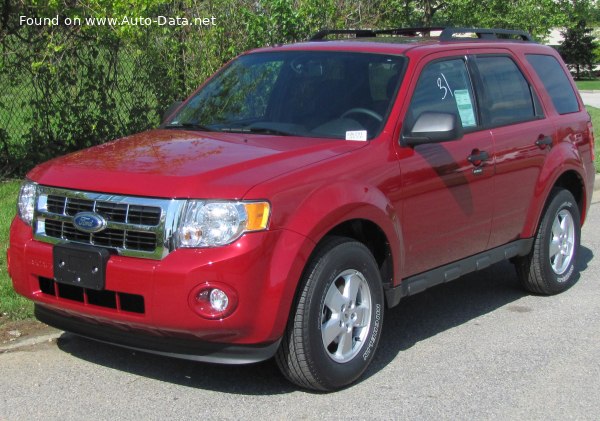 المواصفات والتفاصيل التقنية الكاملة 2008 Ford Escape II 2.5 (177 Hp) Hybrid 4WD eCVT