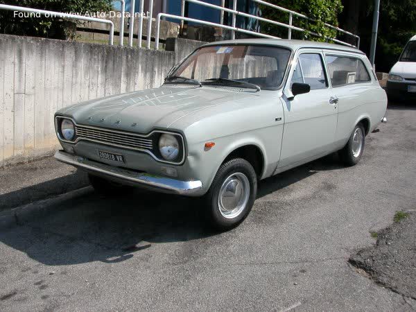 المواصفات والتفاصيل التقنية الكاملة 1968 Ford Escort I Turnier 1100 (39 Hp)