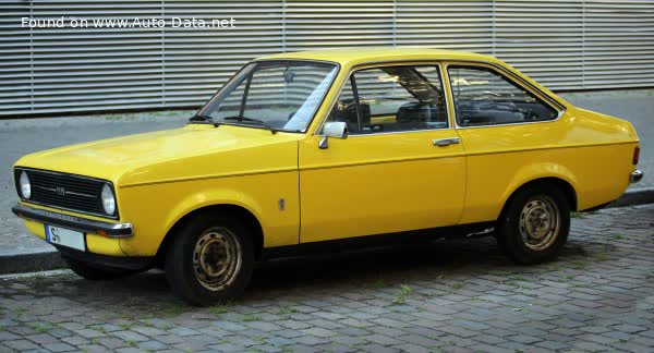 Vollständige Spezifikationen und technische Details 1974 Ford Escort II (ATH) 1.1 (45 Hp)