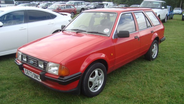 المواصفات والتفاصيل التقنية الكاملة 1980 Ford Escort III Turnier (AWA) 1.1 (54 Hp)