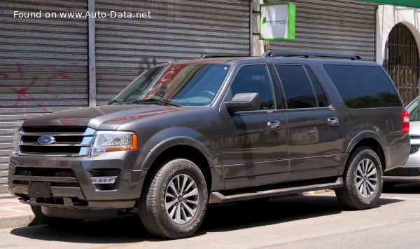 Full specifications and technical details 2014 Ford Expedition III EL (U3542, facelift 2014) 3.5 EcoBoost V6 (365 Hp) 4x4 SelectShift