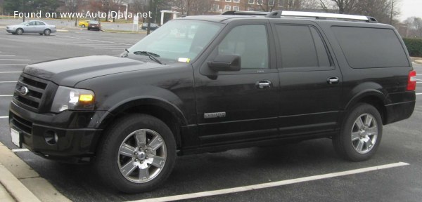 Full specifications and technical details 2008 Ford Expedition III EL (U354) 5.4 V8 (310 Hp) Flex Fuel Automatic