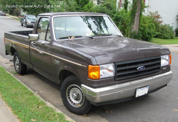 Full specifications and technical details 1986 Ford F-Series F-150 VIII Regular Cab 4.9 300 Six (145 Hp)