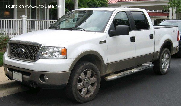 Full specifications and technical details 2007 Ford F-Series F-150 XI SuperCrew 4.6 V8 Triton (248 Hp) Automatic